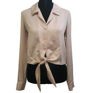 Love Fire Front Tie Blouse Women's. Size Small. New With Tags.
